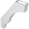 Ekena Millwork 3 1/2-in. W x 20-in. D x 28-in. H Balboa Architectural Grade PVC Knee Brace BRCP035X20X28BOA - alternate 2